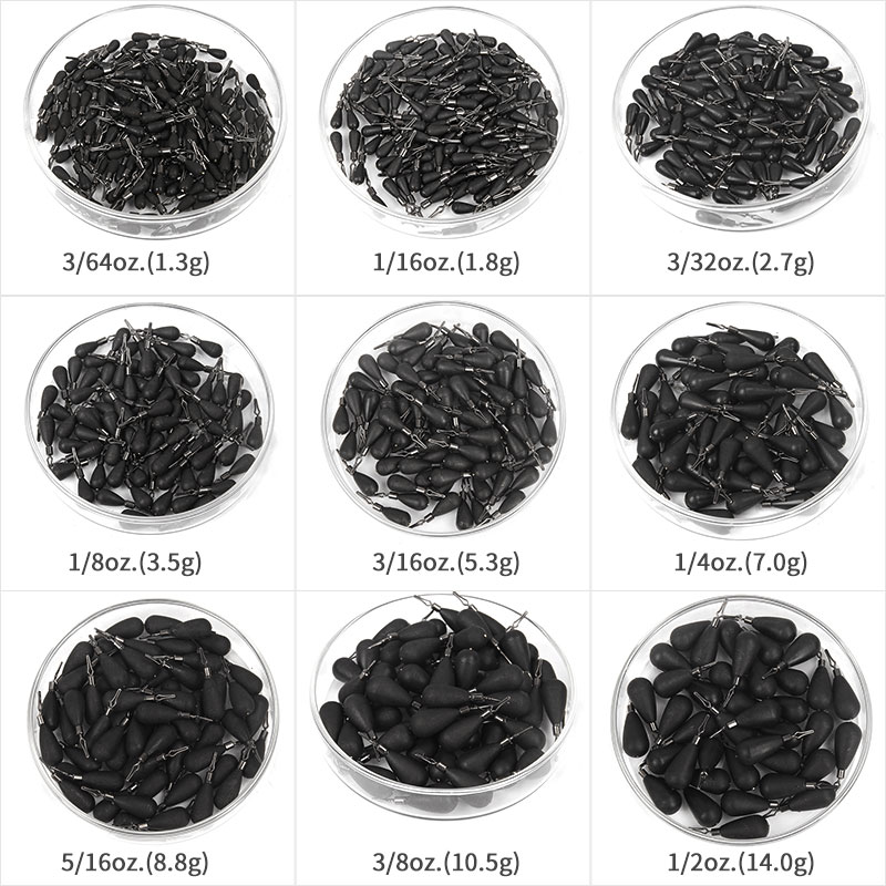 高比重钨坠--倒钓水滴坠 钨钢铅 Tungsten Tear Drop 大量库存3